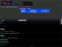 Tablet Screenshot of affbuzz.com